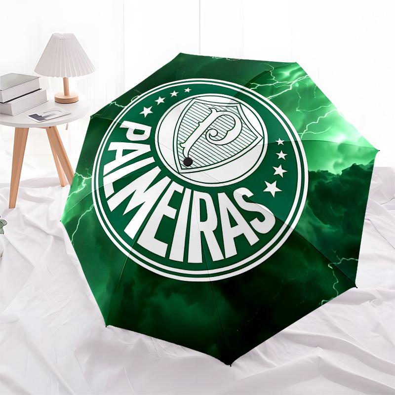Palmeiras, Lightning- Automatic Opening and Closing, 8-rib Structure Portable Umbrella, Suitable for Men and Women in All Seasons - Perfect
