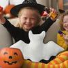 Halloween-Thema Fledermaus Plüschkissen Schwarz Weiß Braun Gotische Fledermaus Plüschtier Stofftier Plüsch Für Kinder