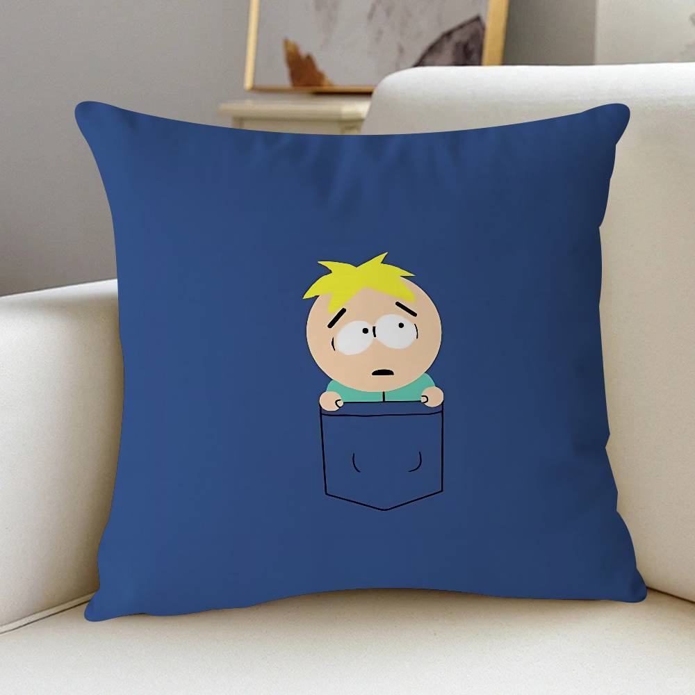 Anime South Park Butters Kuddfodral Tum Gårdshusdekor Hem Prydnadskuddfodral För Soffdekorationer