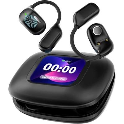 Pro True Wireless-Ohrhörer Bluetooth-Ohrhörer Kopfhörer mit aktiver Geräuschunterdrückung LCD-Touchscreen-Ohrhörer Sport-Headset
