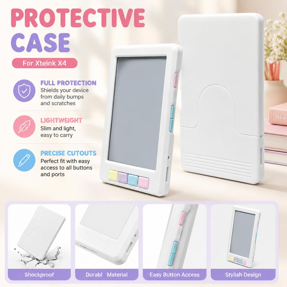 For Reading Star Eye X4 All Inclusive Protective Case, 3D Printed Anti Fall Protective Case Transparent Protective Back Cover