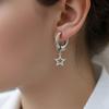 Modische Fünfzackige Sternohrringe Allergieresistenter Stahl Leicht Bequem Für Empfindliche Haut