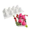 Silikon Kuchenformen Früchte Mousse Kuchenformen Orange Apfel Birne Mango Erdbeere Tannenzapfenform Form Dessert Dekorationswerkzeuge