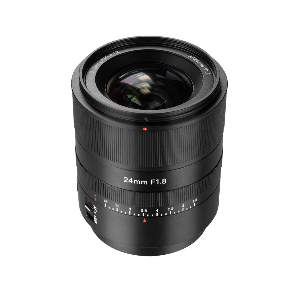 7artisans AF 24mm Prime Lens Sony E Compatible Autofocus Large Aperture STM Lens with Metal Stepless Aperture Ideal for Portrait and 7artisans F1.8