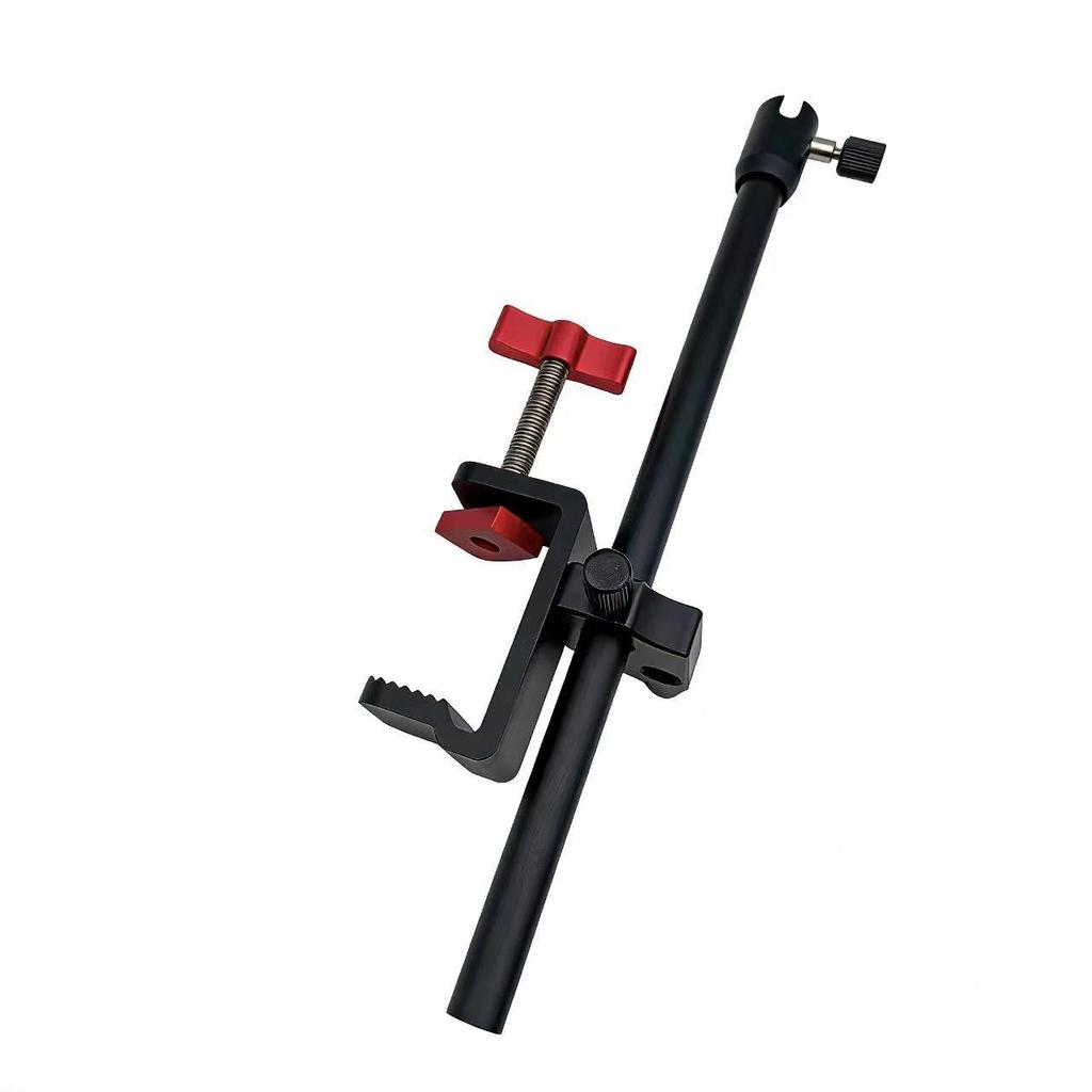 Taiwanese Aluminum Fishing Bait and Rod Holder - 2-in-1 Clip-On Design