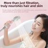 High Pressure Fragrance Shower Head Set Rose Fragrance Antibacterial Filtered Shower Head Deodorizing Gentle Water Pressure