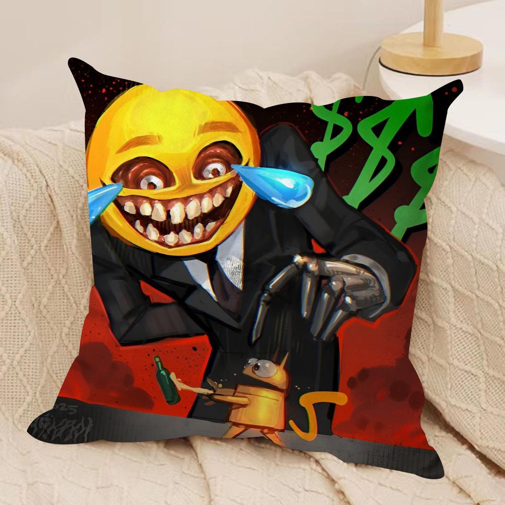 Horrible Games RREPOS Cushion Cover Short plush Doublesided Print Square Throw Pillow Covers Sofa Home Cushion Decor
