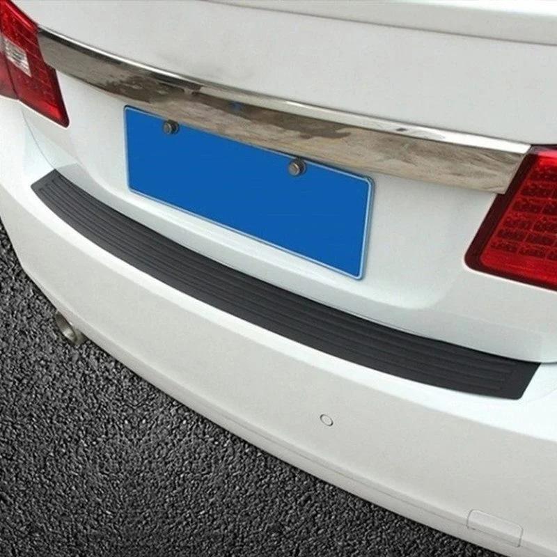 Universal Car Trunk Door Sill Plate Protector Strip Automobile Rear Bumper Guard Rubber Mouldings Trim Strips