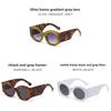 Elliptical Sunglasses Women Men Uv400 Optical Pc Frame For Fashion Travel