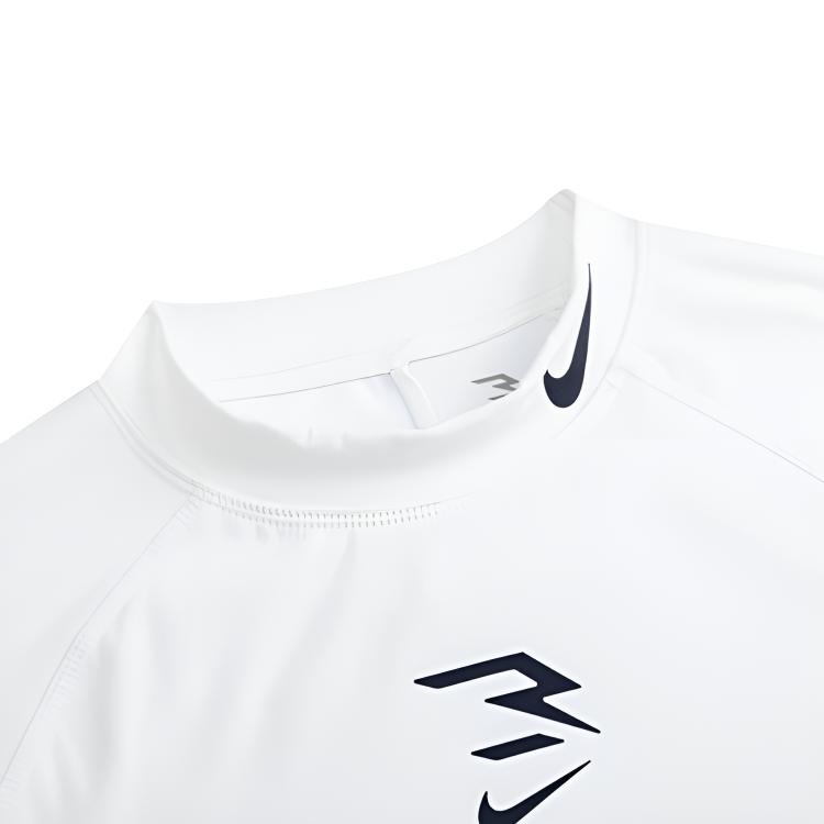 Nike T-Shirt Round Neck Reflective Logo Comfortable Long Sleeve Kids tops Pure-White NY2412084GS-003