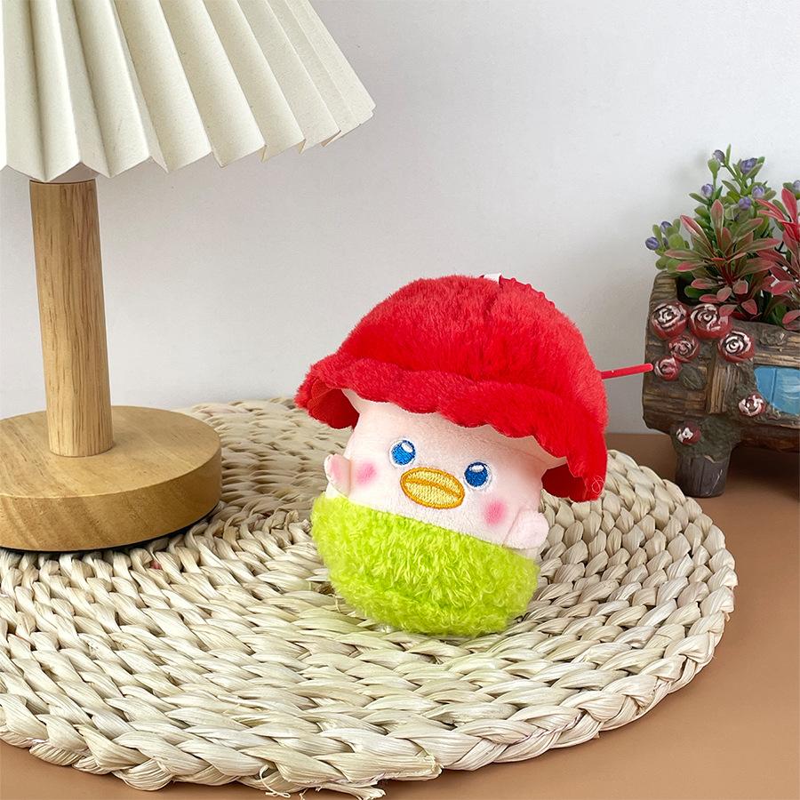 Cartoon Mushroom Duck Doll Pendant Bag Doll Hanging Ornaments Grab Machine Doll Stall Doll Doll