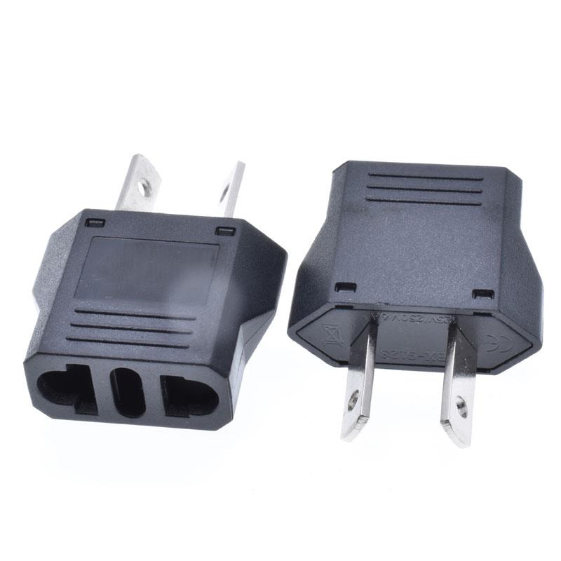 1pcs Grounded AU US to EU Plug Adapter 6A European America to Australia Plug Converter USA Euro Small Travel Plug Connector 250V