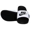 Nike Benassi Slides White Unisex Sandals Black-Black 343880-100