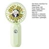 Handheld Fan Cartoon Panda Design Mini Portable USB Rechargeable Fan with Hanging Buckle Lightweight Quiet Motor Multiple Wind Speeds Cooling Fan