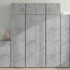 VidaXL Highboard Concrete Grey 70x42.5x185 Cm Engineered Wood, Sideboard, Storage Cabinet, Side Panel, Cabinet, 3281423