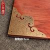 Thickened Antique Corner Cabinet Door Copper Corner Printing Corner Piece Door Furniture Decoration All Copper Corner Piece