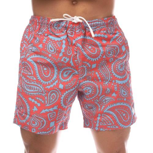 Marcelo Burlon Men's Paisley Swim Shorts