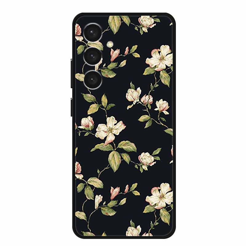 For Samsung S24 Plus Phone Case S24Plus Black Silicone Soft Back Cover Case For Samsung Galaxy S24 Plus Case S 24 Plus Funda Bag