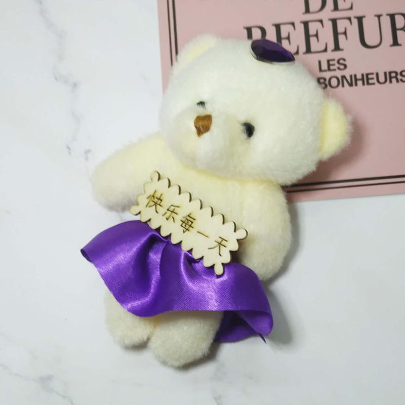 Plush Cartoon Bear Doll Plush Toy Doll Pendant For Christmas Valentine Birthday Gift