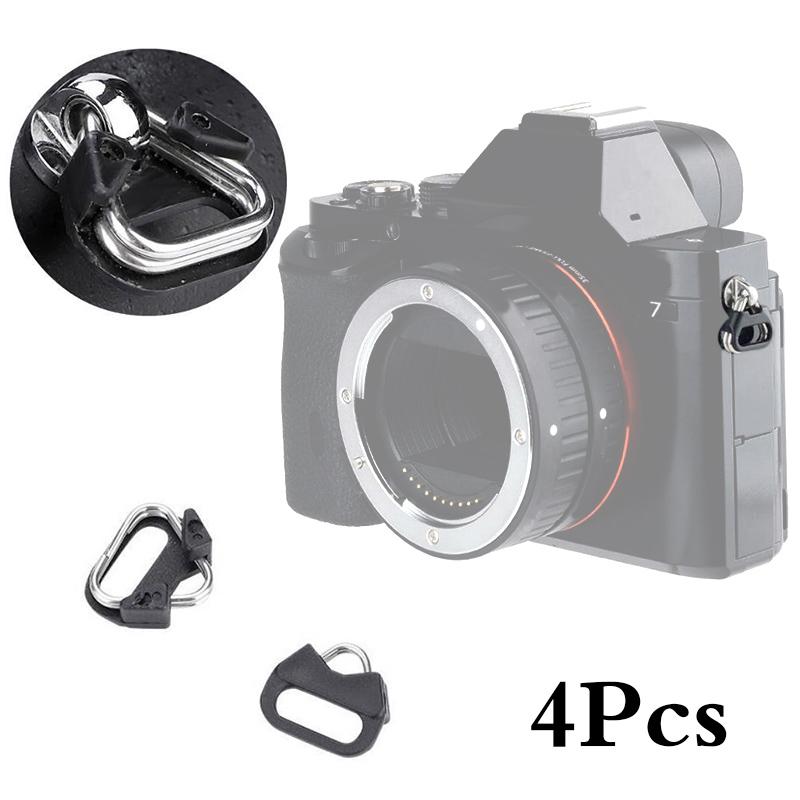 4Pcs Belt Hook Camera Shoulder Strap Triangle Split Ring Replacement Camera Buckle Accessories For Fujifilm Olympus Pentax