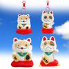 Spot Snake Plush Toy Keychain Chinese New Year Wealth Mascot Pendant Gift Doll