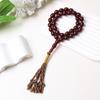 Handheld 45-Bead Muslim Rosary Tassel Bracelet - Middle Eastern Islamic Prayer Jewelry