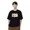 ONITSUKA TIGER Rundhals Brief Kurzarm T-Shirt Unisex T-Shirts Schwarz Gold 2183B174-001