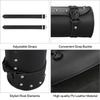 Motorcycle Front Fork Tool Bag Faux Leather Universal Handlebar Roll Bag Waterproof Fit For Harley Sportster Kawasaki Yamaha