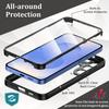 360 Full Body Transparent Phone Case For Samsung Galaxy S25 S24 S23 S22 S21 Ultra Screen Protector Cover For SAM A15 A14 A54 A53