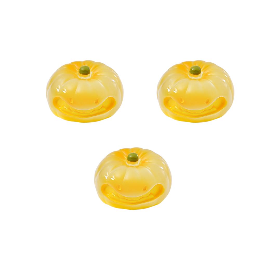 3pcs Micro  Fun  Ornaments, Luminous Cute Pumpkin And Sea Hare Ornaments