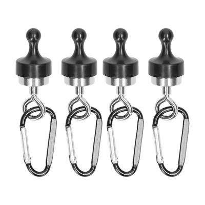 Outdoor Camping Magnetic Hook Strong Suction Separable Multifunctional Tent Canopy Rope Fixing Tool Magnetic Carabiner Hooks