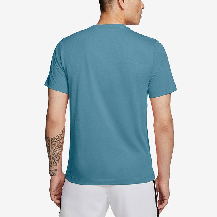 Nike Sportswear Cartoon Print Short Sleeve T-Shirt Men Tops Sky-Blue CT6528-424