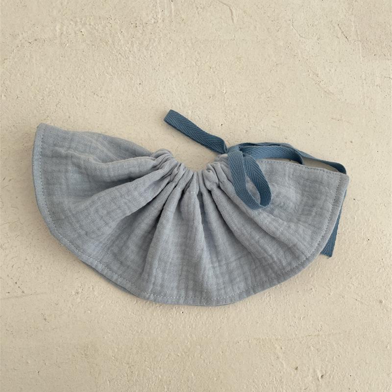 4Layers Cotton Gauze Baby Bibs Toddlers Newborns Printing Ruffle Feeding Burp Cloths Apron Baby Saliva Towel Drool Bib