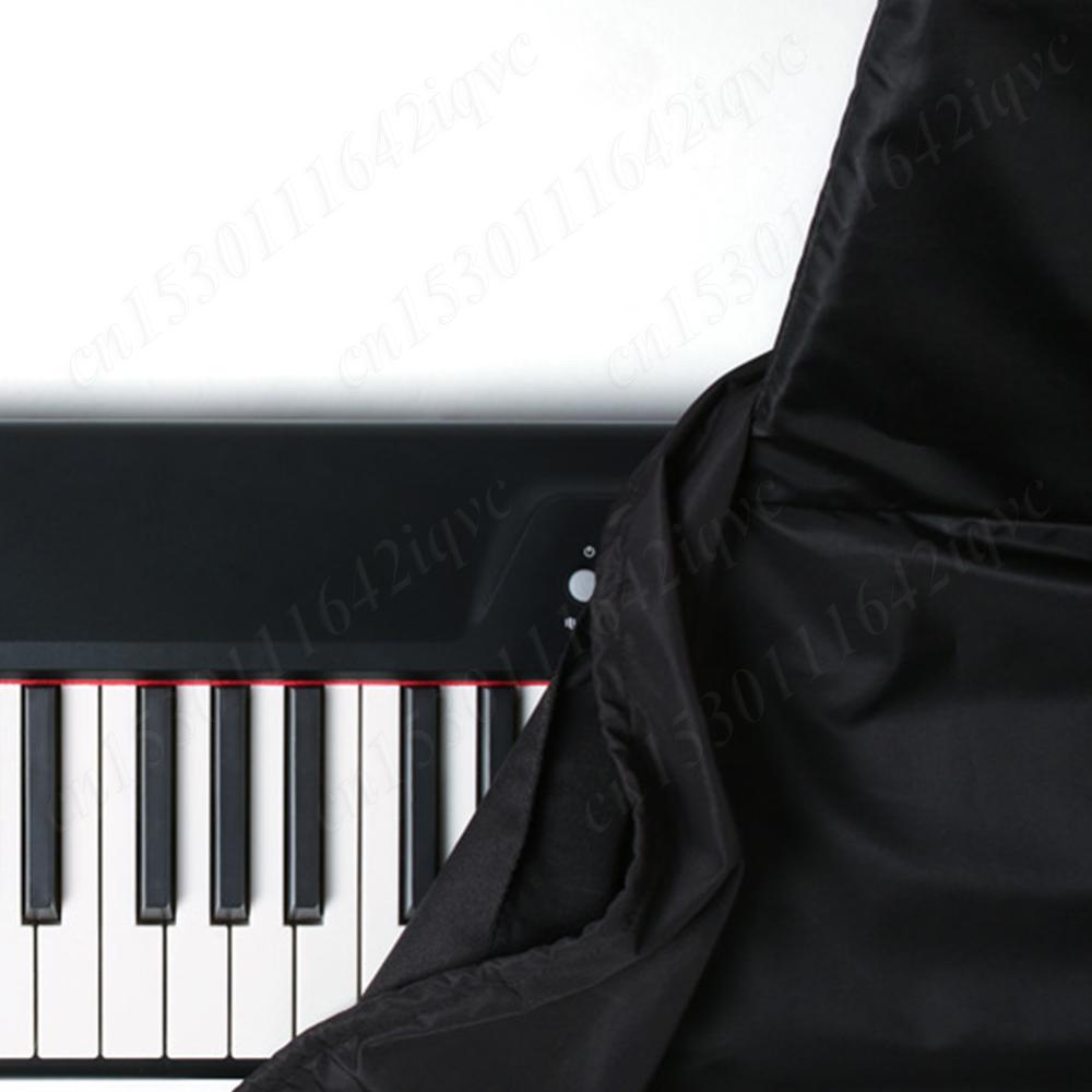61/88 Keys Piano Keyboard Dust Cover Elastic Cord Lock Electronic Keyboard Dustproof Protective Case Music Sheet Stand Cover