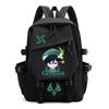 Genshin Impact Anime Cosplay Unisex Students School Bag Backpack Xiao Cartoon Bookbag Laptop Travel Rucksack Outdoor Kids Gifts