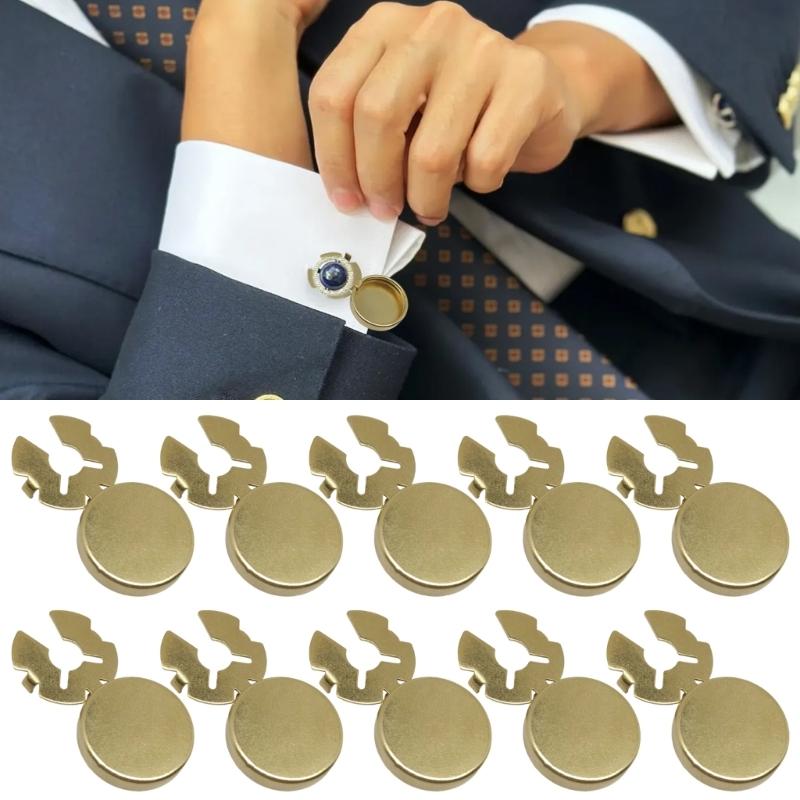 Button Covers Detachable Button Cover Clip On Replacement Decorative Button Clip for Clothing Crafting Embellishments