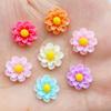 30 Stück Niedliche Mini-Hybridblumen Flache Rückseite Harz Cabochons Scrapbooking DIY Schmuck Bastel Dekoration Zubehör J20