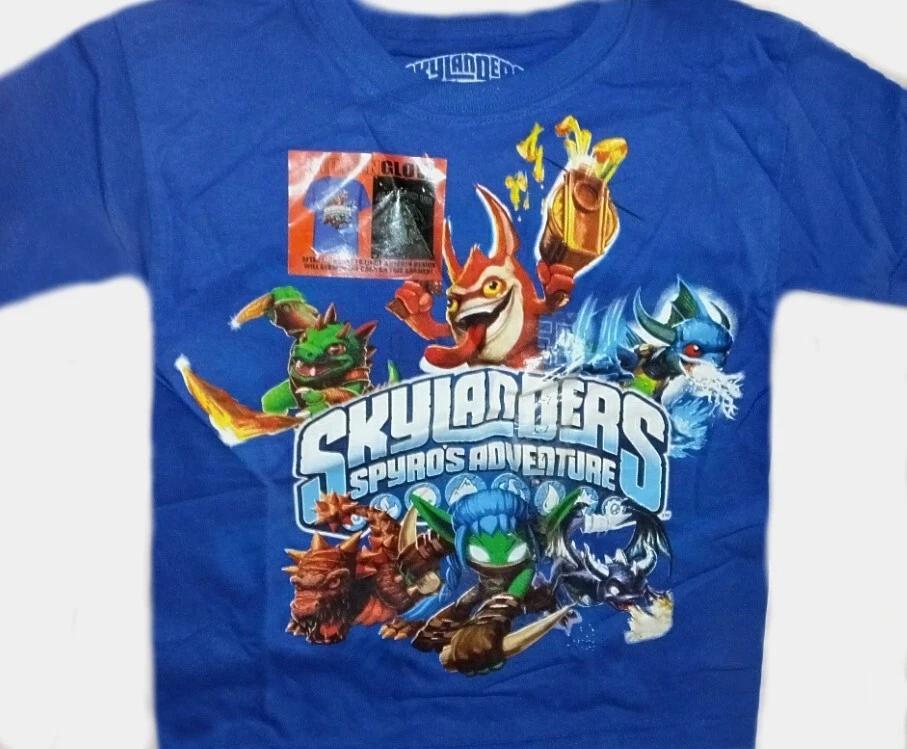 Skylanders Spyro s Adventure T-Shirt Child size 4 5-6 7 New Trigger blue 130