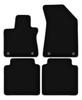 Dywaniki Welurowe BASIC Czarne Do: MG HS II SUV (2024-)