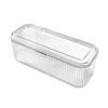 Acrylic Coffee Capsule Storage Box Flip Top Cosmetic Brush Organizer Tea Bag Storage Box  Kitchen