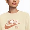 New Nike Swoosh 'Coconut Milk/Amber Brown/White' Sweatshirt FN3629-113