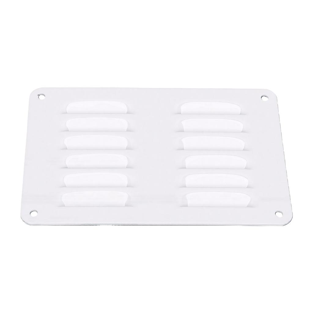 Air Vent Cover 15x10cm White Aluminum Alloy for RV Travel Trailer Home Kitchen Wall Ceiling Air Return Grille