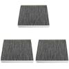 3 Cabin Filters For New LEXUS ES NX RX UX TOYOTA ALPHARD C-HR CAMRY COROLLA FORTUNER HIGHLANDER HILUX YARIS RAV4 87139-58010