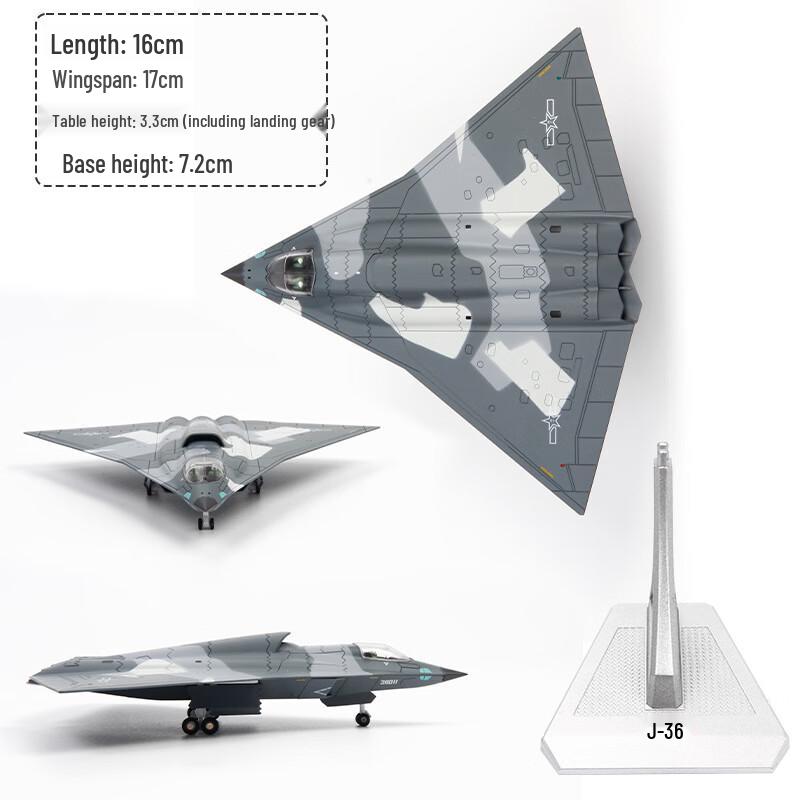 J-H36 Fighter Jet Model 1:144 Scale
