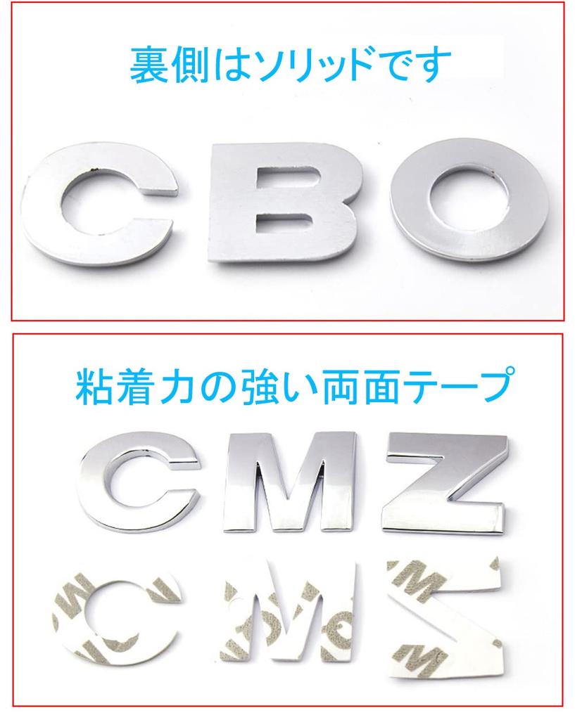 LUMIMAN 3D 3D Molded Emblem Sticker Alphabet Numbers Letters Dots Car Metal Zinc Alloy Decoration (0 (Zero), Silver)