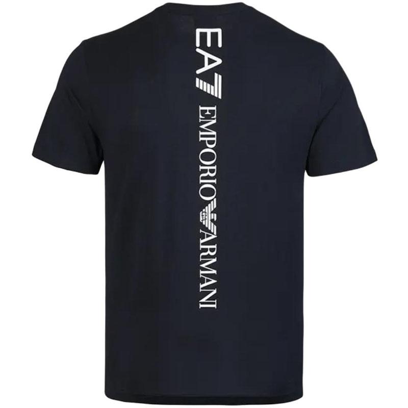 Emporio Armani EA7 Cotton Fitted Short Sleeve Crew Neck Training T-Shirt Men Tops 7M000567-AF10375-MC001