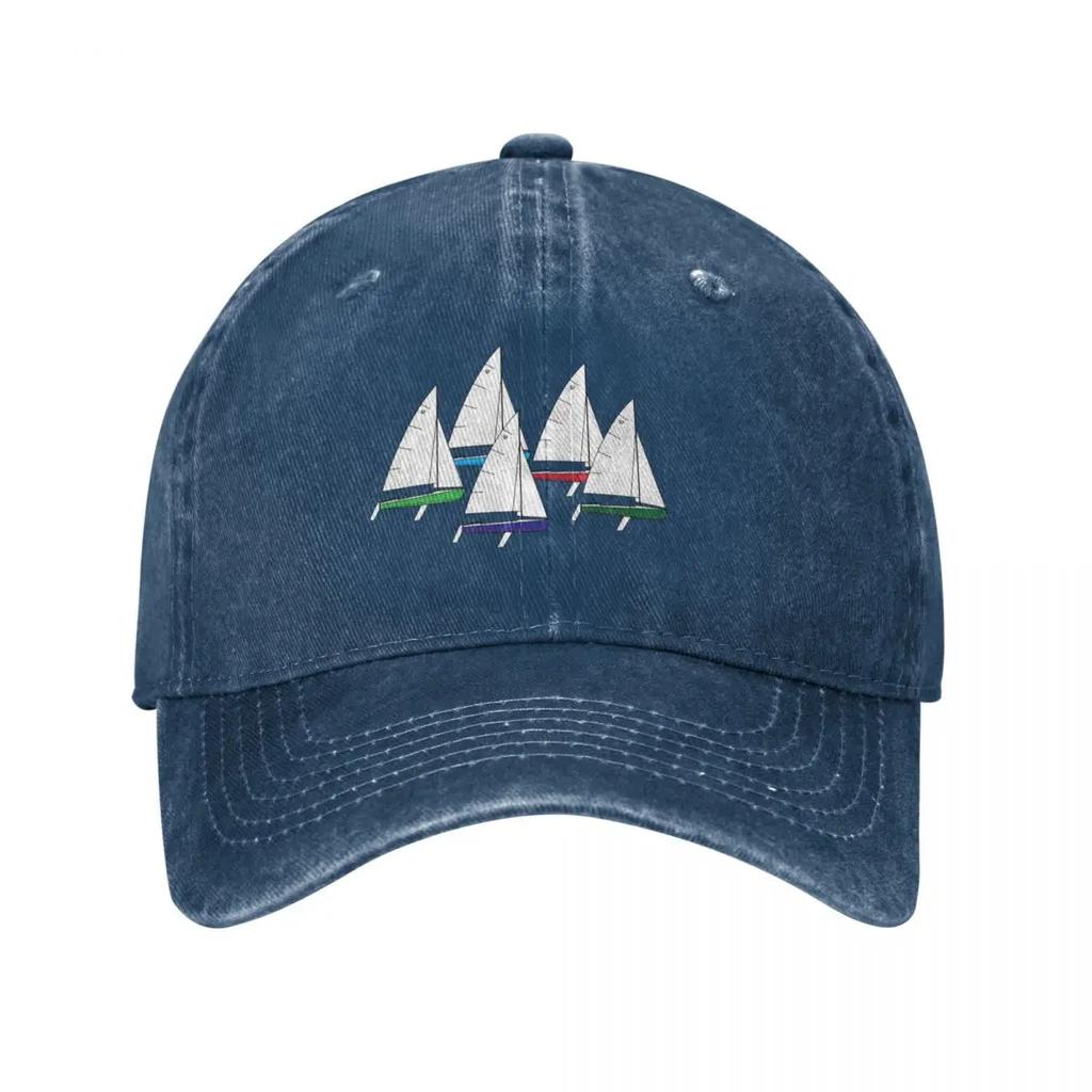 Flying Scot Sailboats Racing Baseball Cap Custom Caps Military Cap Unisex Tea Hat Unisexs Big Size Hat For Unisex Womens