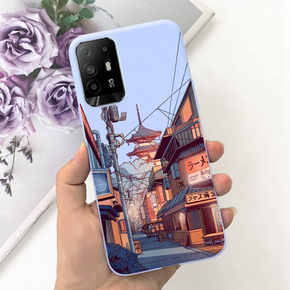 Fashion Case For OPPO Reno5 Z CPH2211 Soft Silicon Shockproof Protective Cover For Oppo Reno 5Z 5G Phone Cases