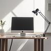LED Adjustable Eye-Friendly Desk Lamp for Study, Reading, and Work with Long Arm and Clip, Ideal for Eyelash Extensions and Manicures.