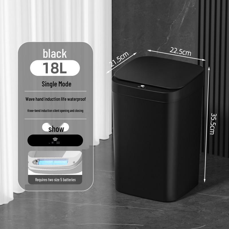 2026 Smart Large-Capacity Automatic Trash Can for Home, Living Room, and Bathroom